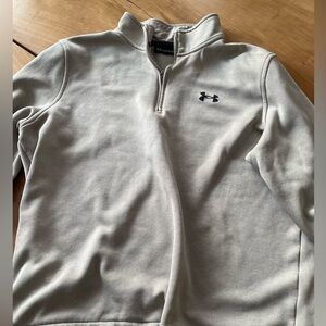 Under Armour Light Gray Half-Zip Sweatshirt